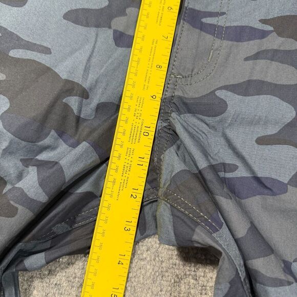 Lee Cargo Shorts Mens 32 Camo White Blue Active Stretch Motion Flex - Picture 5 of 10